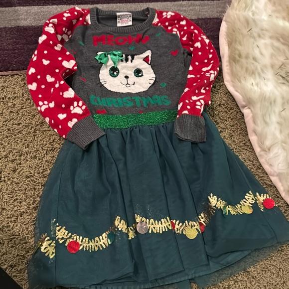 Cat & Jack Meowy Christmas Set Small 6/6X - Picture 1 of 6